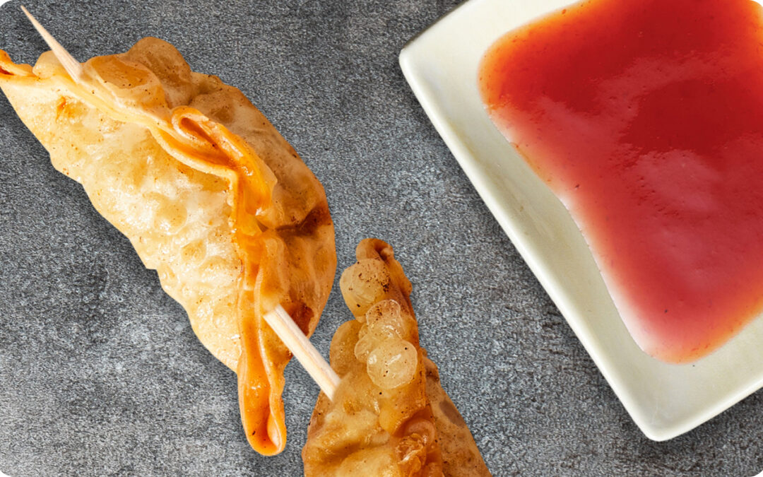 Fried Dumpling Skewer