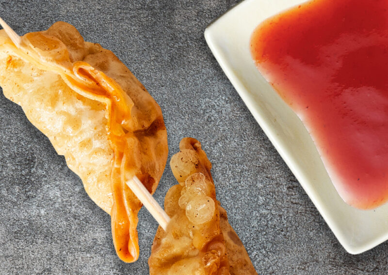 Fried Dumpling Skewer